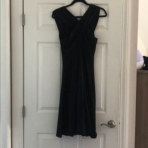 ASOS CURVE Midi Skater Dress- Bardot Cross Front